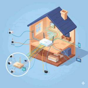 Lee más sobre el artículo ¿Por qué es Crucial tu Wi-Fi para las Cámaras de Seguridad IP? La Autopista de tu Hogar